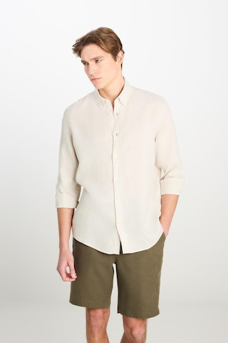 Lee Regular Fit Erkek Gömlek Beige Beige