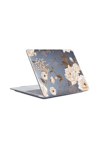 Macbook Pro 13" A1706 /A1708 /A1989 /A2159 Koruyucu Laptop Kılıfı Altın Şakayık