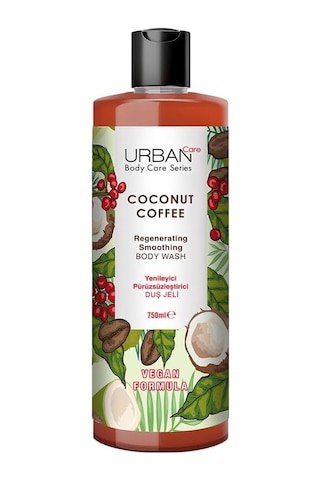 Urban Care Coconut Coffee Yenileyici Ve Pürüzsüzleştirici Duş Jeli, 750 Ml Diğer