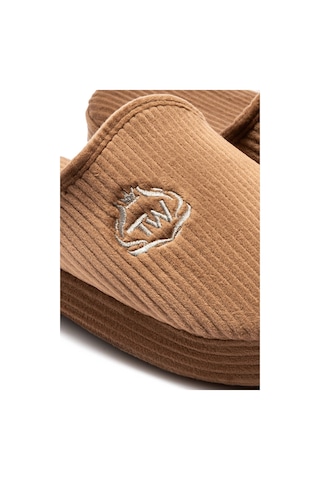 Twigy Muted Erkek Ev Terliği Kahve 41/46 AA0465 Kahve