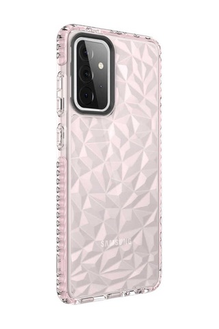 Samsung Uyumlu Galaxy A72 Kılıf Zore Buzz Kapak Pembe