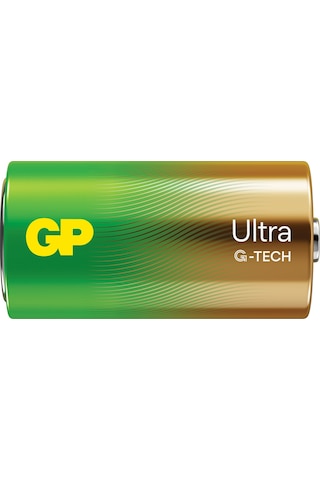 GP Batteries G-TECH Ultra Alkalin Orta LR14 – C Boy 1.5V Pil 2’li Kart