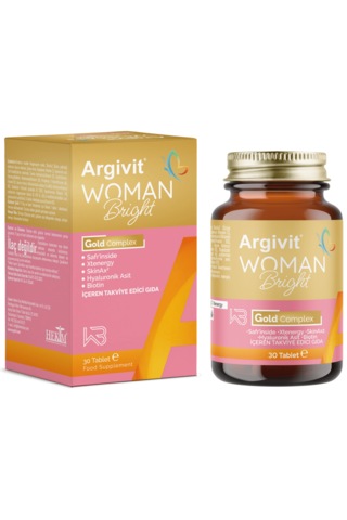 Argivit Woman Bright Tablet 30 Tablet 3'lü Paket
