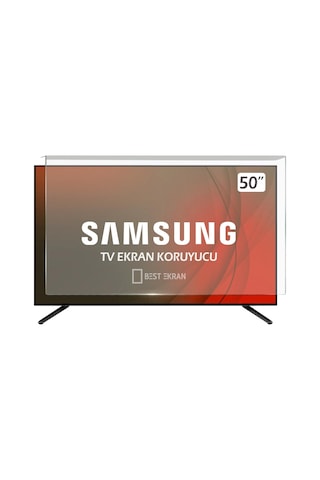Samsung Uyumlu  50q60c Tv Ekran Koruyucu - Samsung Uyumlu  50" İnç 125 Cm 126 Ekran Koruyucu Qe50q60cauxtk