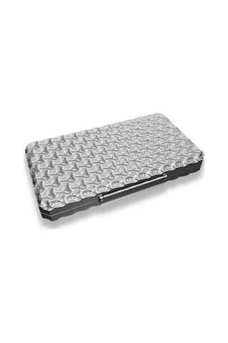 Guevara Stone Aluminyum Sedir Puro Taşıma Çantası Silver 5li