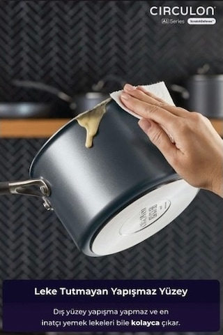 Circulon 18 Cm Kapaklı Sos Tenceresi Çok Renkli