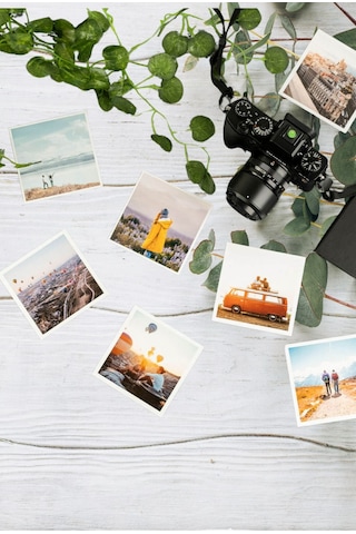 Kişiye Özel Premium Fotoğraf Baskısı 25 Adet Kare 10x10 Cm