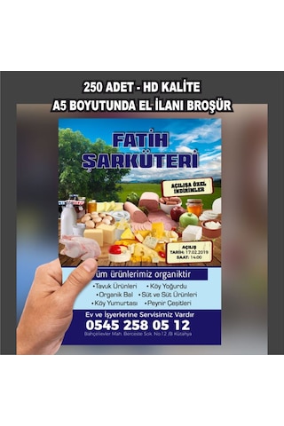 El İlanı / Reklam Broşürü / Tasarım Bizden / Ücretsiz Tasarım