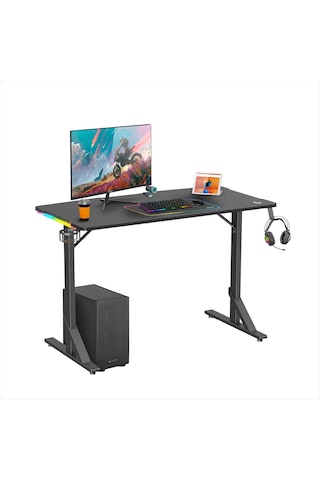 Nova Profesyonel Rgb Oyuncu Masası 112x60 Siyah