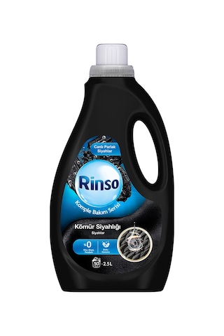 Rinso Sıvı Çamaşır Deterjanı Kömür Siyahlığı Komple Bakım 2.5 L X1 Diğer