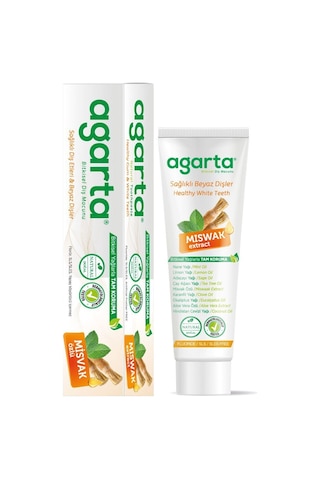 2 Adet Doğal Florürsüz Misvak Özlü Diş Macunu 100 Ml