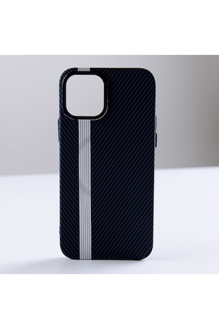 Merci Iphone Uyumlu 14 Pro Uyumlucarbon Line Magsafe Destekli Kılıf Siyah