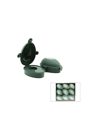 Qlux L-00983 Avokado Saklama Kabı - 3 Noktadan Kilitli, Renkli Plastik- 27'li Paket Diğer
