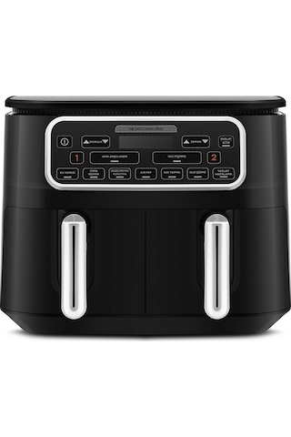 Karaca Air Pro Cook Duo Ev Yemeği Xxxl 8 Kişilik Airfryer 4 + 4 L