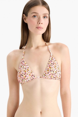 Defacto Regular Fit Çiçekli Bürümcük Üçgen Bikini Üstü-fall İn Love E2576ax25smrd194 Kırmızı