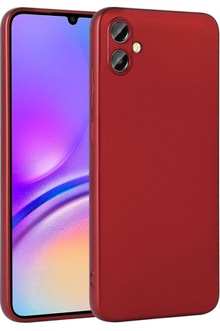 Zore Galaxy Uyumlu A05 Kılıf Premier Silikon Kapak - Mürdüm Mürdüm
