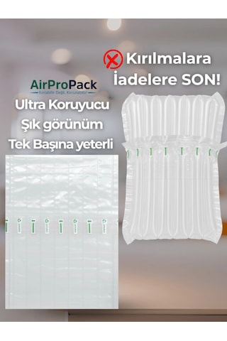 24x30 Cm 50 Adet Havalı Kargo Poşeti Airbag/airbed/airpack/airpak Ambalaj Uyumlu