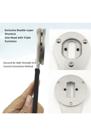 Lemestar Gk-fk01 Çelik Bisiklet Orta Eksen Açma-yükleme Aracı, Kilit Çember Torna, Tamir Gereci Çok Renkli