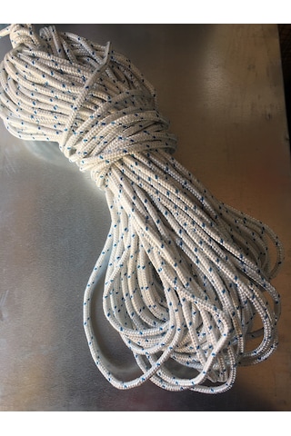 8 Mm Örgü Ipek Halat Iskota Halat 100 Metre