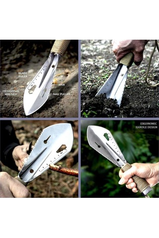 Omeniv Mala Kürek Mızrak Cetvel Testere Zıpkın Outdoor Bahçe