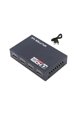 Ancheyn 4 Port Hdmi Splitter Çoklu Ekran Çoklayıcı Switch 4410