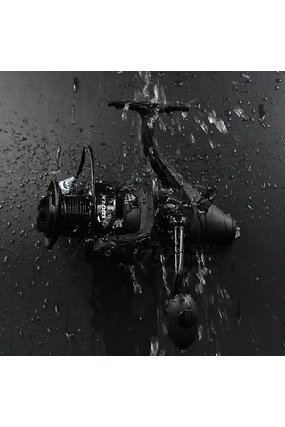 Teltree Wn6000 Çift Baskı Metal Bobin Olta Makinesi - Ön-arka Frenli Uzun Atışlı Sahte Zilli Sağlam Alabalık Olta