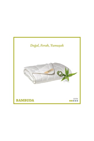 Othello Elegante Bambuda Yorgan 155 215 Beyaz