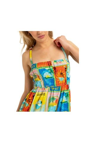 Roxy Roxy Atlas Sunshine Coastline Maxi Kadın Elbise Xbyr Çok Renkli