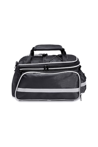 Dağ Bisikleti Arka Raf Su Geçirmez Çanta Siyah