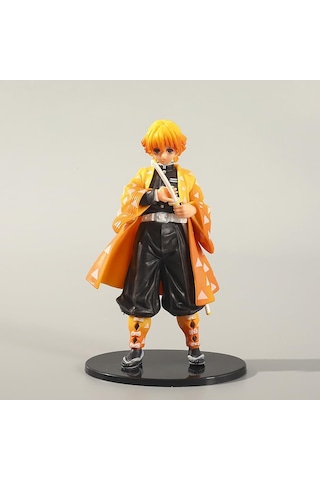Demon Slayer Kimetsu No Yaiba Zenitsu Agatsuma Katana Aksiyon Figür Anime Oyuncak