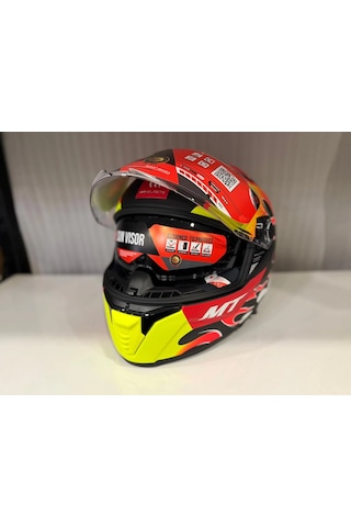 Kask Mt Thunder 4 Sv Yamanaka B3 Mat Kırmızı