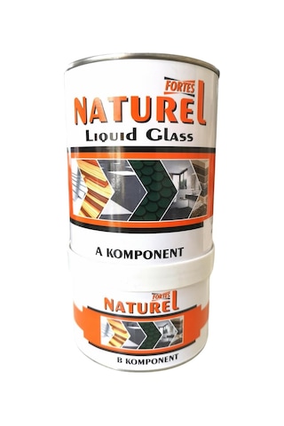 Liquid Likit Glass Sıvı Cam Su Yalıtım Su İzolasyonu Şeffaf Parlak 600 Gr. 500 Gr + 100 Gr