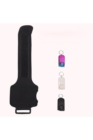 Sones Plapıe Yy-705 120 Db Açık Hava Sporları Koşu Kişisel Alarmı Siyah + Geleneksel Bileklik