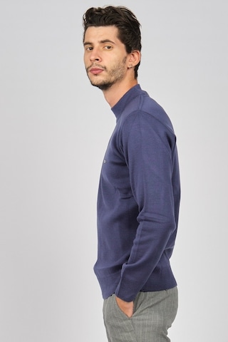 Triko Erkek Yarım Balıkçı Kazak 6081215 Indigo Indigo İndigo