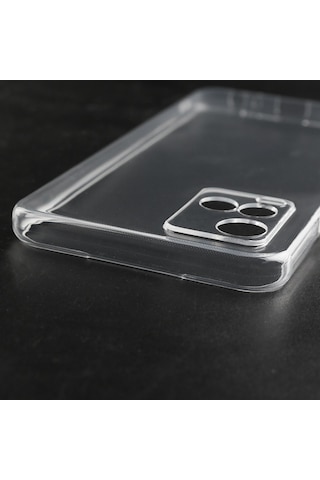 Vivo Y33s İle Uyumlu Kılıf Şeffaf Kamera Korumalı Esnek Silikon Telefon Kılıfı Kapak