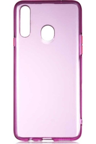 Samsung Uyumlu Galaxy A20s Kılıf Zore Bistro Kapak Pembe