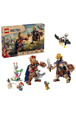 LEGO® ONE PIECE Dorry, Brogy’ye Karşı – Little Garden Devleri 75644 - 9+ için Figür İçeren Yaratıcı Oyuncak Yapım Seti (733 Parça)