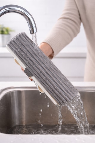 Kendinden Sıkmalı Kelebek Mop Yedek Süngeri Yedek Mop Başlığı Yumuşak