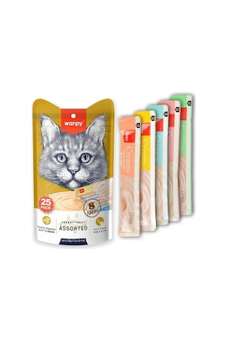 Karışık Sıvı Kedi Ödülü 25x14 Gr
