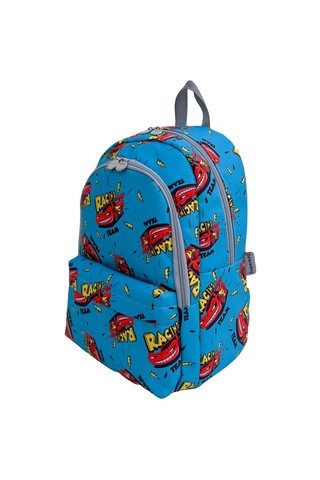 Superbag Erkek Çocuk Ilkokul Çantası Racing Araba Desenli Sırt Çantası Beslenmelik Kalemlik 3'lü Set