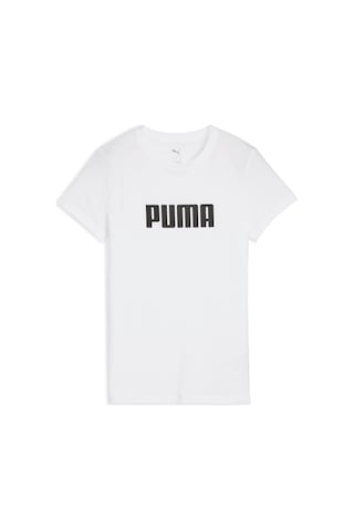 Puma Essentıals Logo Kadın Tişört 688308 02 Beyaz