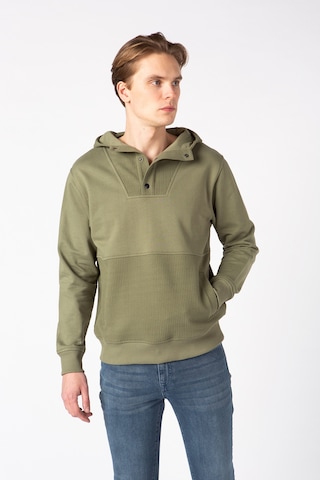 Vigoss Erkek Kapşonlu Sweatshırt 62136-30034 - Haki