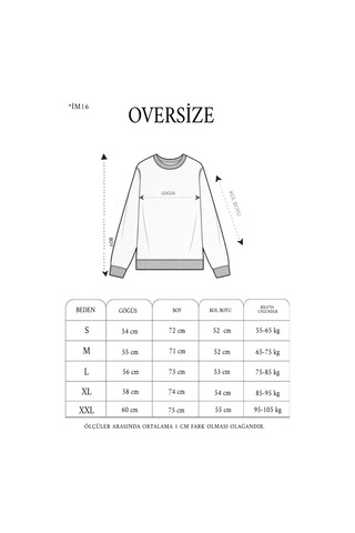 Efnaz Style Yıldırım Baskılı Bisiklet Yaka Sweatshirt - Siyah