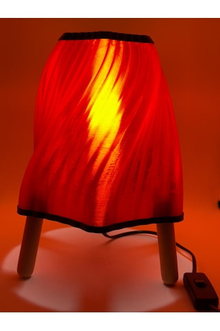 Abajur Galaksi Kırmızı,samanyolu Temalı Abajur,modern Yer Lambası