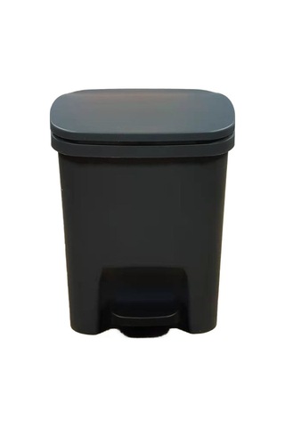 Dancemonkey 10l Kapaklı Mutfak Tuvalet Banyo Sessiz Ev Kova - Siyah Siyah