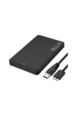 2,5 İnç Sata Hdd/ssd Harici Sabit Disk Kutusu Usb 3.0 Sabit Disk Muhafazası Taşınabilir Aletsiz Yüksek Hızlı Sabit Disk Kutusu
