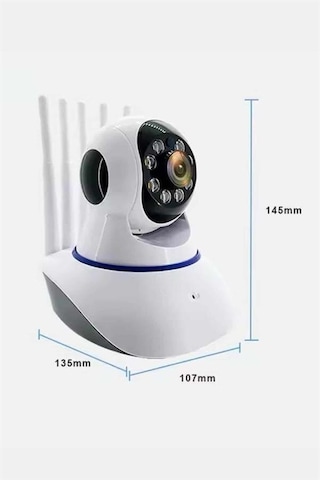 Akıllı Gece Görüşlü Sensörlü Wifi Kamera Telefondan Takip Edilebilir 91815064