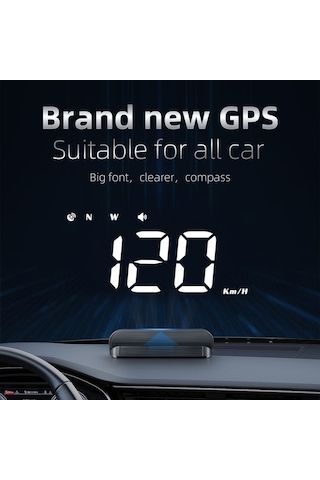 Novahub 3.5 İnç Araç Hud Gösterge: Hız, Yorgunluk Ve Aşırı Hız Alarmı İle Gps Uyumlu Sürüş Asistanı