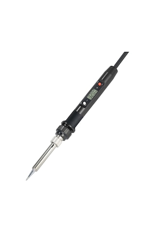 Geeroyoo 80w Siyah Lcd Ekranlı Isıtıcı Ucu Ayarlanabilir Elektrikli Lehim Demiri - 110v Abd Standardı