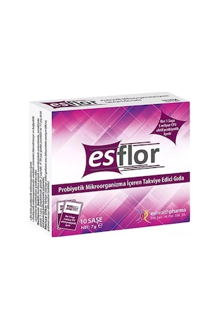 Esflor Probiyotik Takviye Gıda 10 Saşe